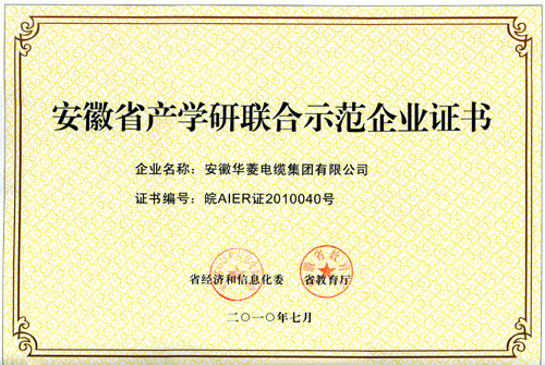 安徽產(chǎn)學研合作示范企業(yè)